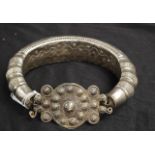 Central Asia silver choker necklace