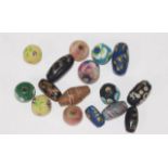 Collection of antique Chinese glass beads
