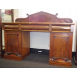 Mid 19th century cedar & mahogany sideboard