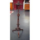 Antique pedestal coat stand