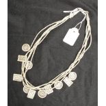 Oriental decorated necklace