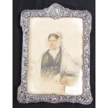 Vintage silver photograph frame