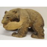 Carved wood bear