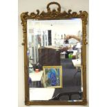 Gilt framed wall mirror