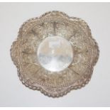 Continental silver sweetmeat dish