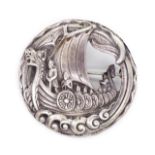 Scottish sterling silver "Viking" brooch