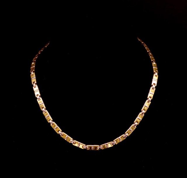 18ct two tone gold necklace - Image 2 of 3