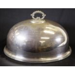 Vintage silver plate meat dome