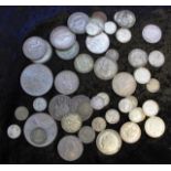 Quantity of world silver & copro-nickel coins