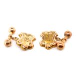 Antique Australian 9ct rose gold cufflinks