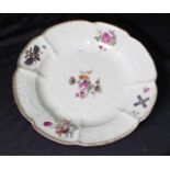 Fine Meissen armorial porcelain plate