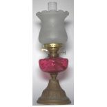 Victorian oil lamp