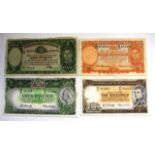 Two Commonwealth of Australia £1 paper banknotes