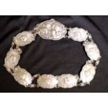 Sterling silver 'Cherubs' belt