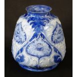 Antique Macintyre Florian Ware mantle vase