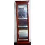 American mirror back illuminated display cabinet