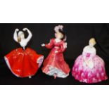 Three Royal Doulton figures