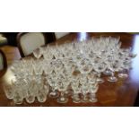 Extensive set Orrefors crystal glasses