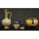 Four Royal Doulton stoneware pieces