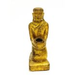 Oriental gilt metal Buddhist figure