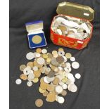 Quantity of Australian & world coins