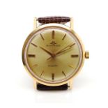 Movado 18ct yellow gold Kingmatic watch