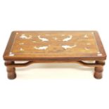Good Chinese rosewood & Mother of Pearl table