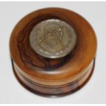 Vintage lidded wood trinket box