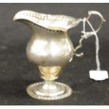 Edward VII sterling silver cream jug