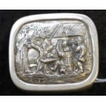 Antique German silver snuff box