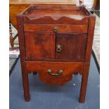 George III mahogany commode