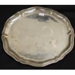 German silver tray