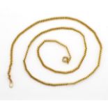 9ct gold curb link chain necklace