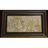 Vintage framed Bas-Relief 'Diana the Huntress'