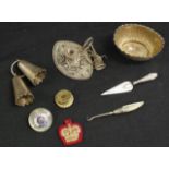 Collection vintage sterling silver small items