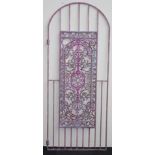 Large wrought and cast iron gate
