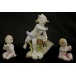 Three Italian porcelain figurines