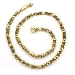 18ct two tone gold necklace