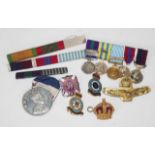 Collection military medals & badges