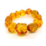 Baltic honey amber bracelet