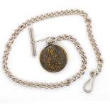 Silver fob chain