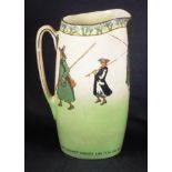 Antique Royal Doulton 'Isaac Walton' wash jug