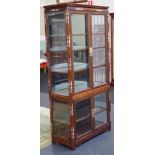 Chinese mother of pearl inlaid display cabinet