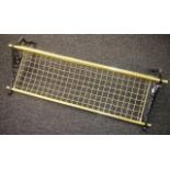 Brass Railway luggage rack