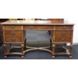 19th century walnut desk