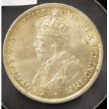 Australian 1916 silver florin