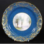 Royal Worcester G.H. Evans signed plate