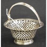 Vintage sterling silver sweets basket