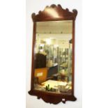 Georgian wood framed wall mirror