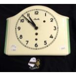 German Mauthe ceramic kitchen clock